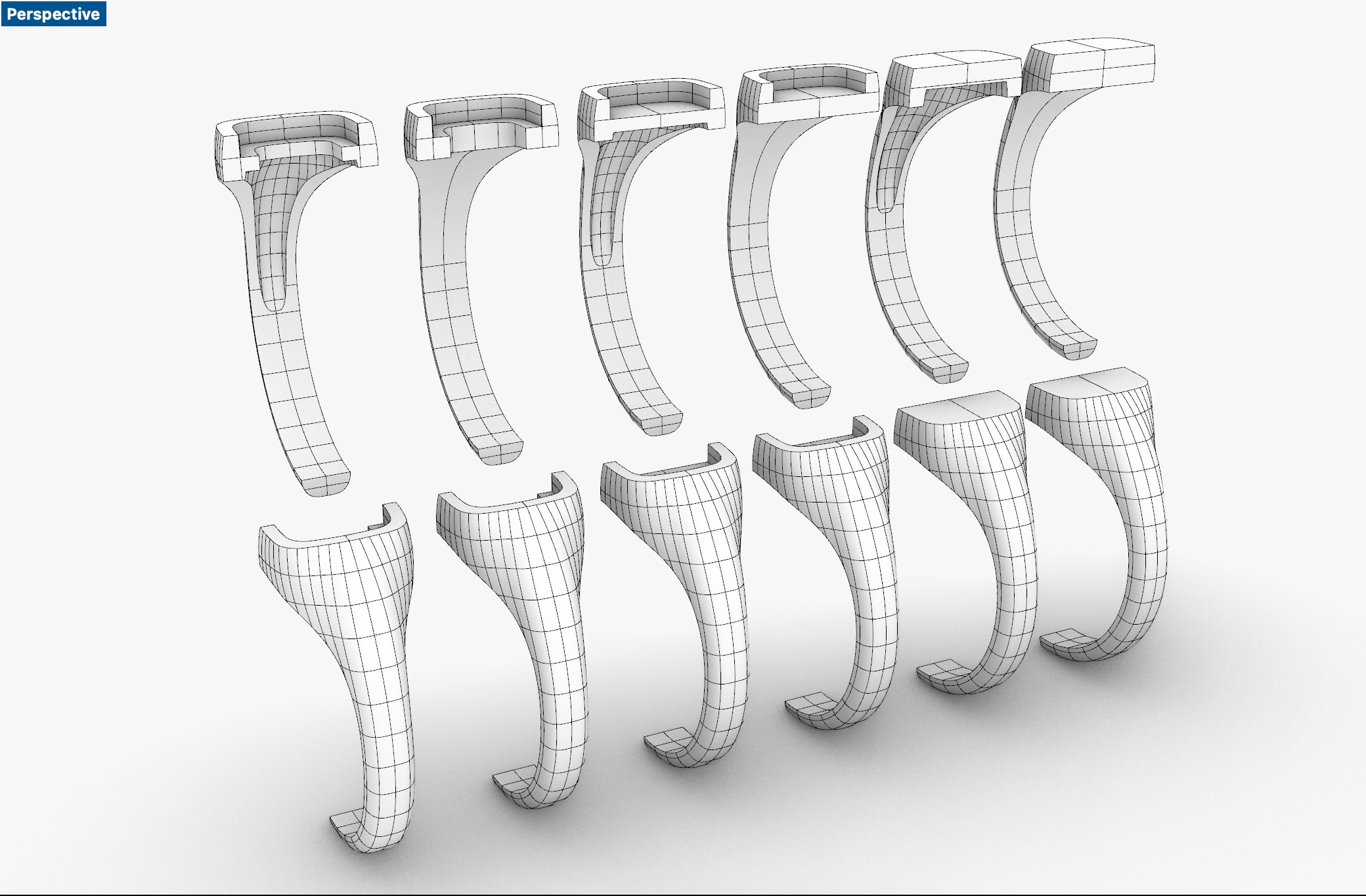 Cushion 10x10 mm Signet Rings 174 items 3D print model_4