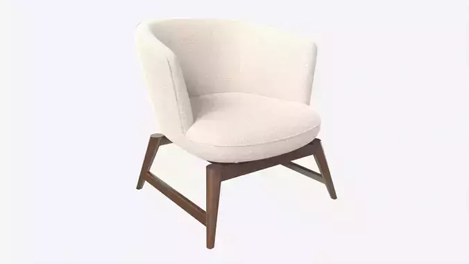 Lounge Chair Baker Coupe 3D model