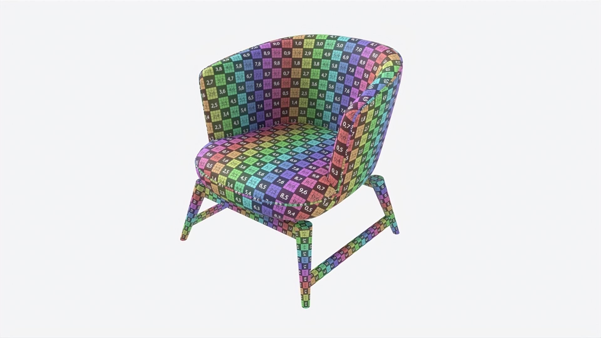 Lounge Chair Baker Coupe 3D model_8