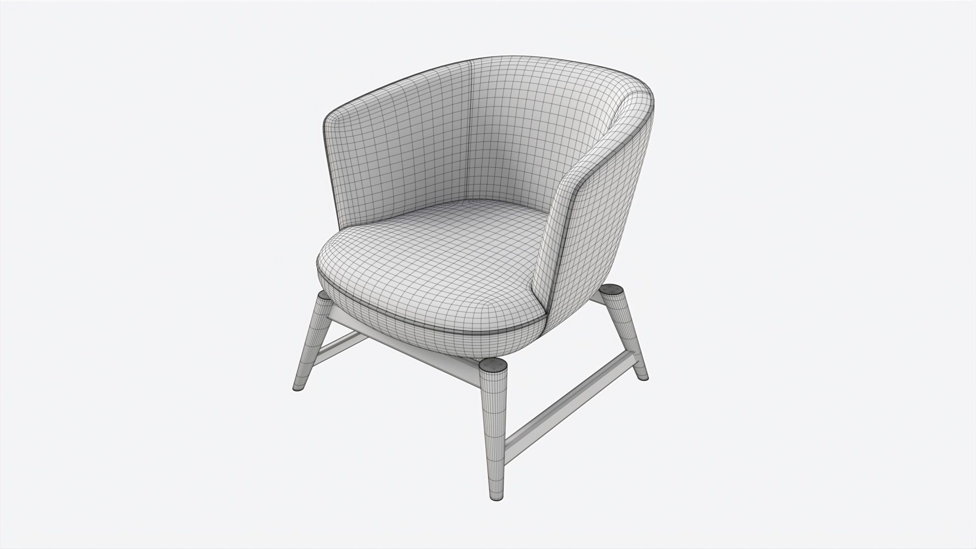 Lounge Chair Baker Coupe 3D model_6