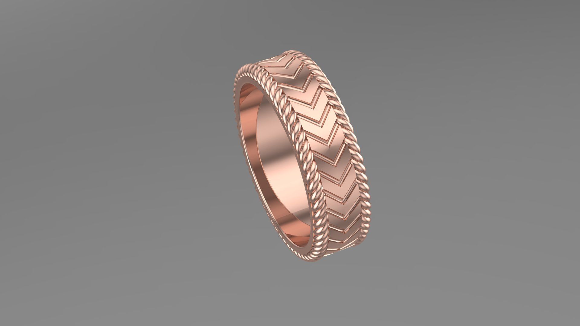 Wedding band 3d Printable Model 3D print model_3