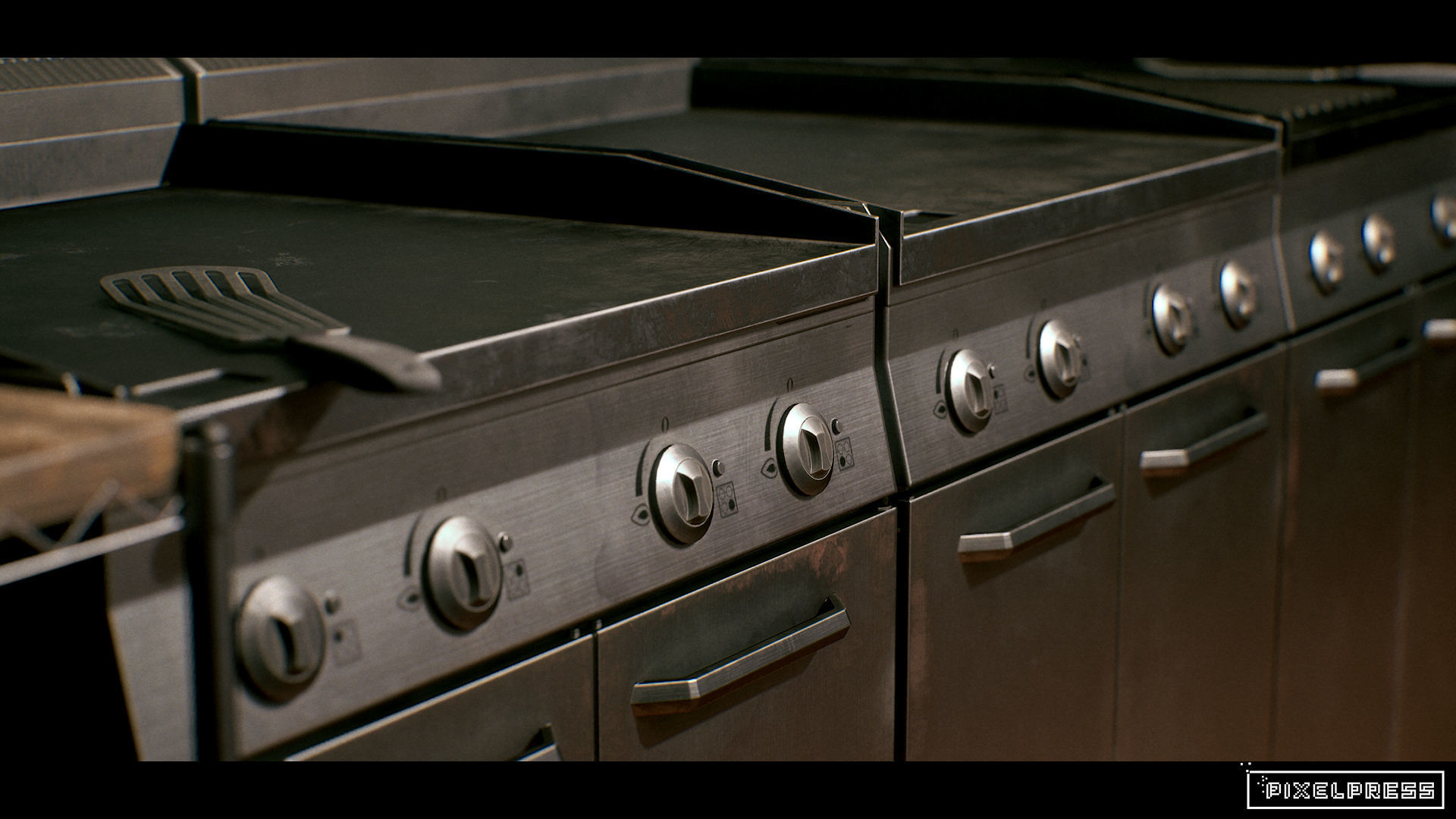 Commercial Kitchen - Unreal Engine 5 Low-poly 3D model_7