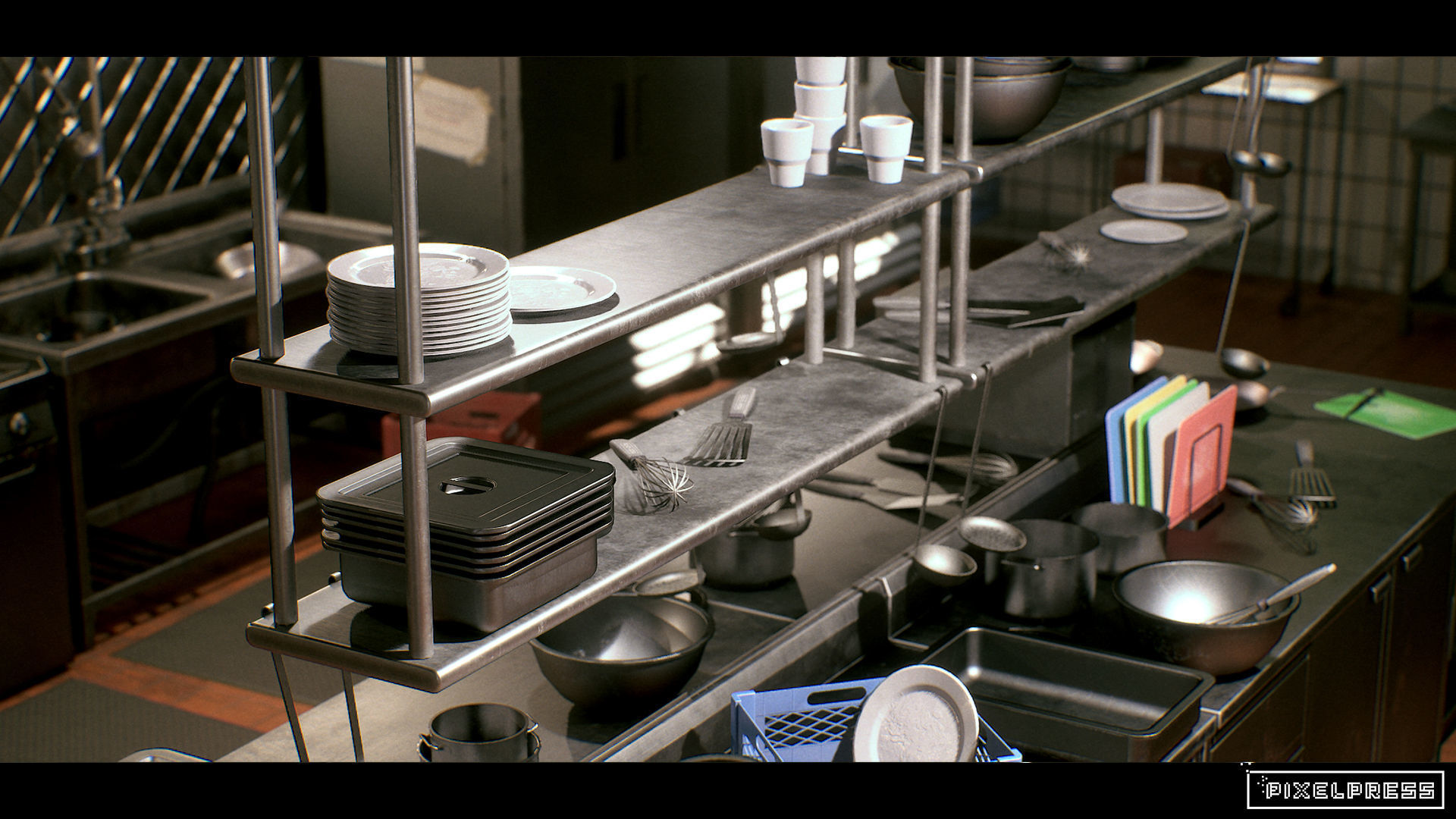 Commercial Kitchen - Unreal Engine 5 Low-poly 3D model_11