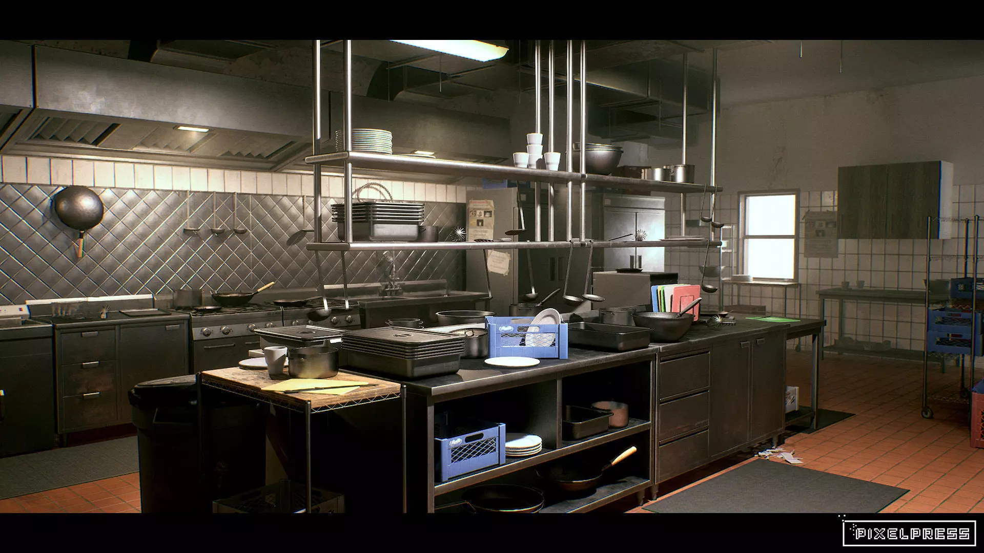 Commercial Kitchen - Unreal Engine 5 Low-poly 3D model_0