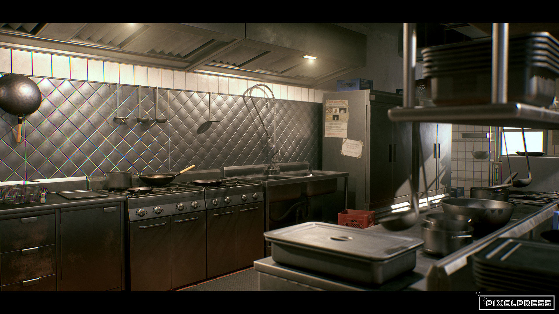 Commercial Kitchen - Unreal Engine 5 Low-poly 3D model_2