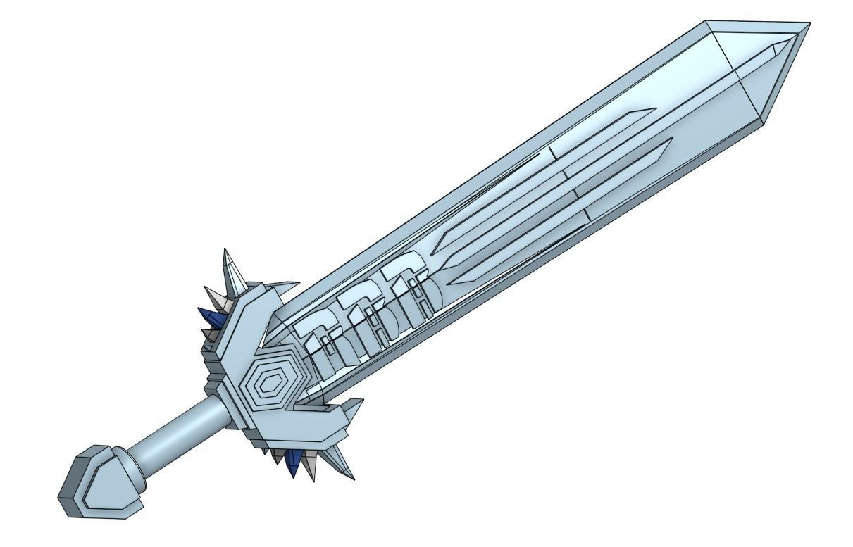 Roblox RB Battles Sword  3D print model_1