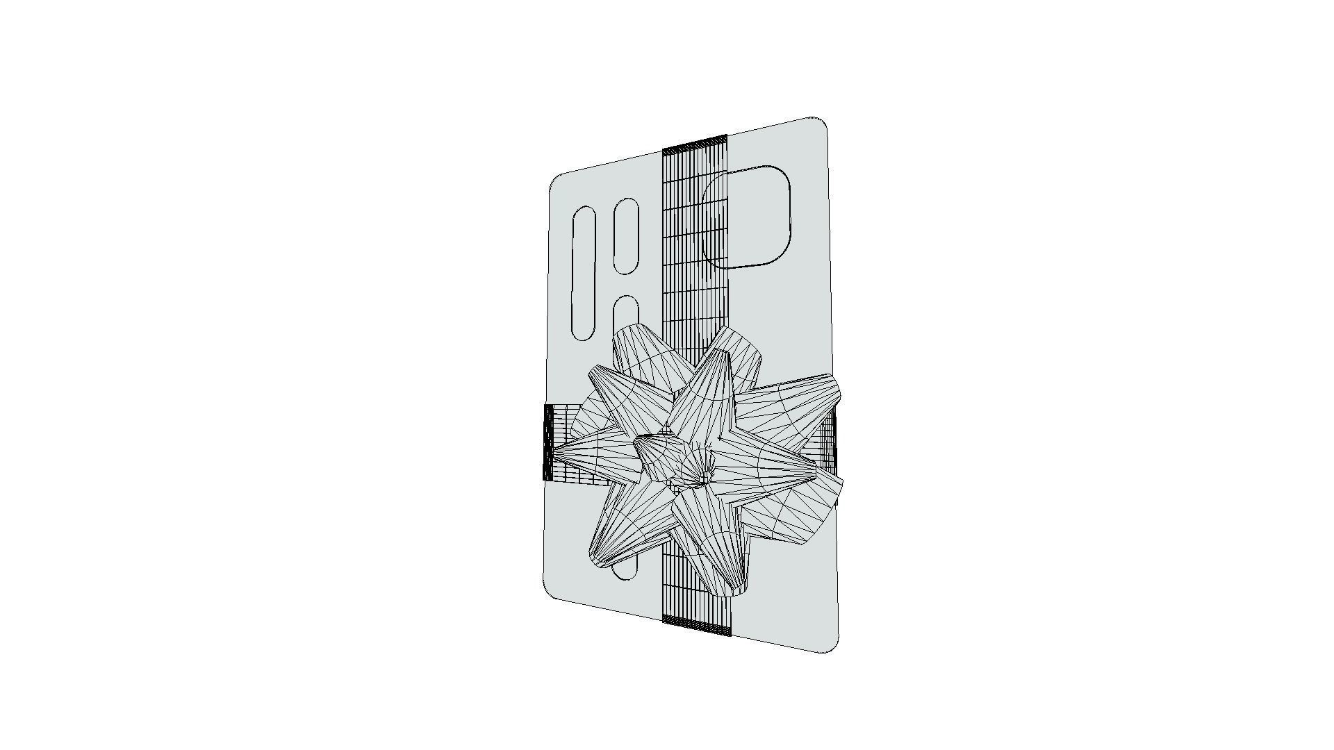 Credit Debit Card gift present 3D model_4