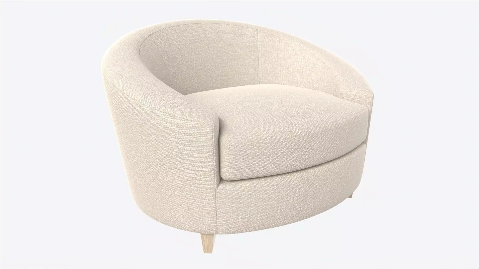 Lounge Chair Baker Ellipse 3D model