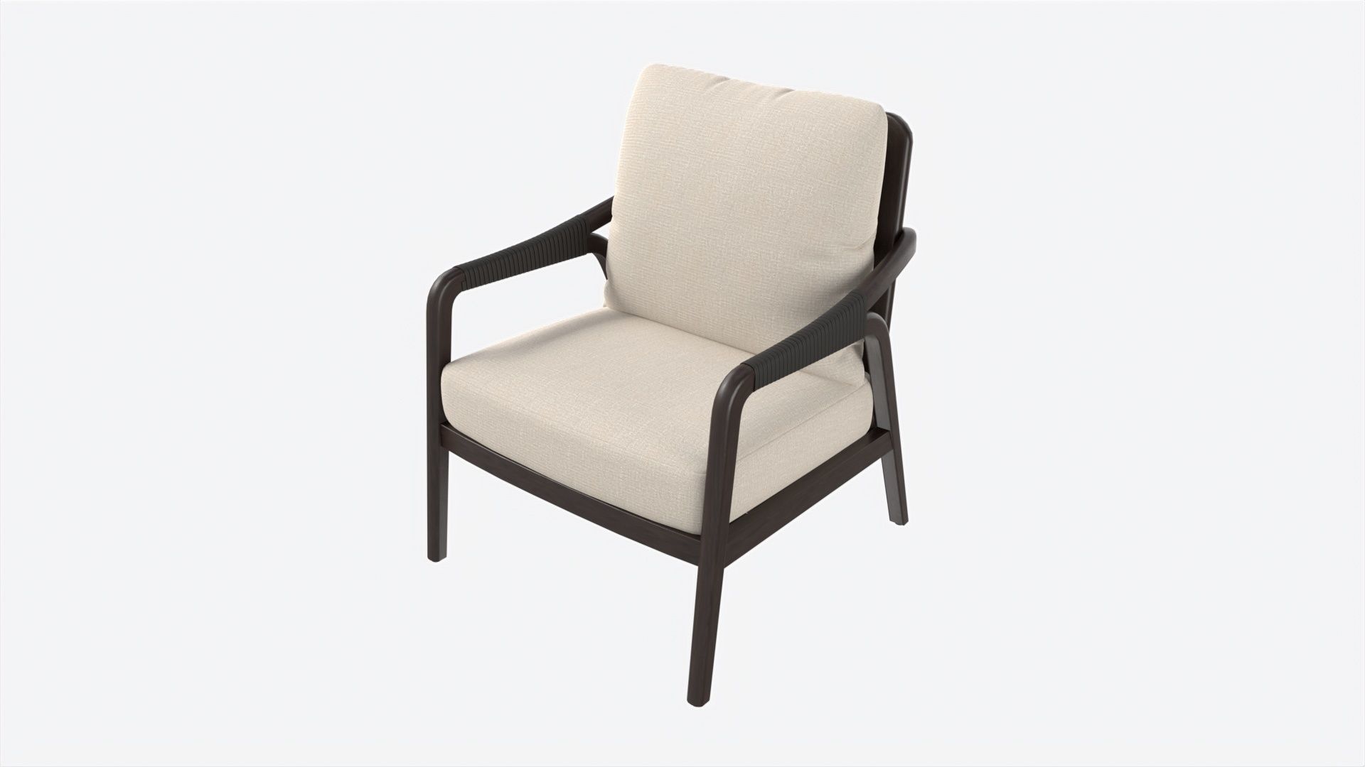 Lounge Chair Baker Knot 3D model CGTrader