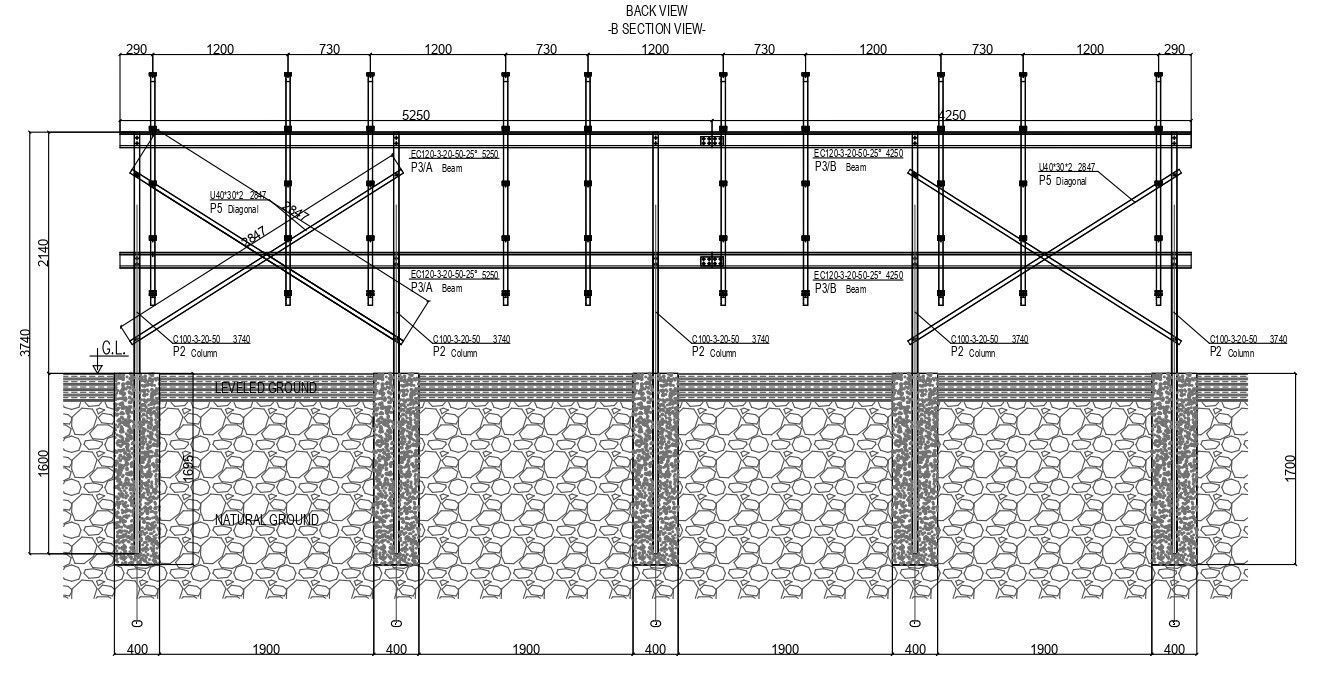 100 kWp Solar Project Type 2 3D model_11