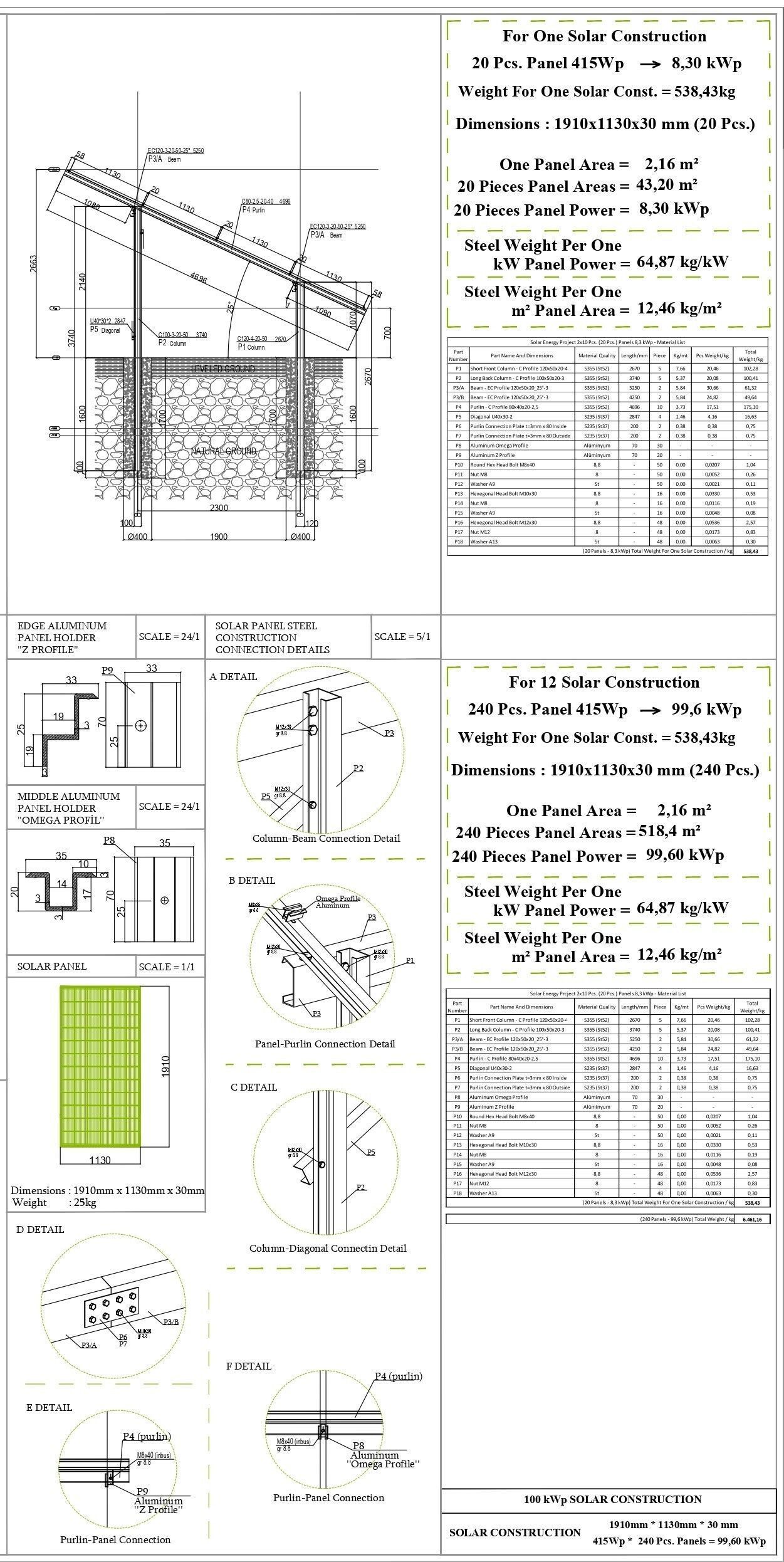 100 kWp Solar Project Type 2 3D model_4