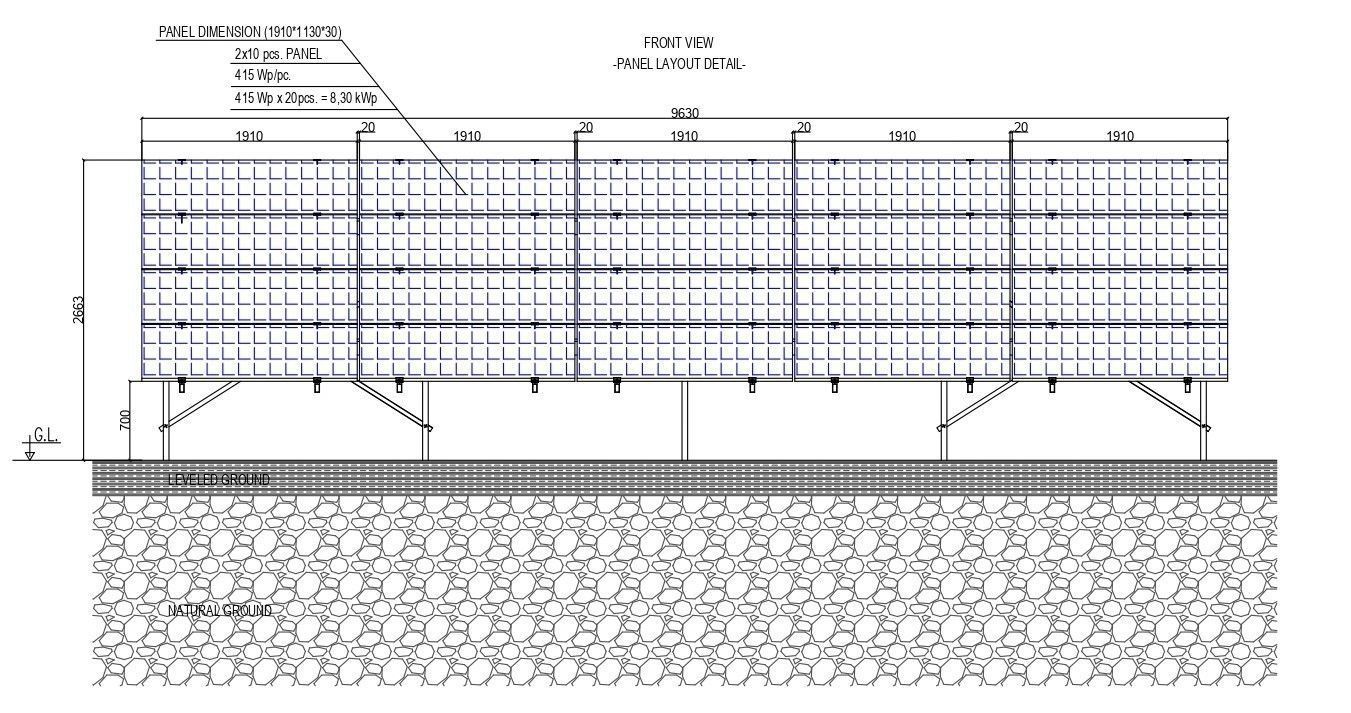 100 kWp Solar Project Type 2 3D model_6
