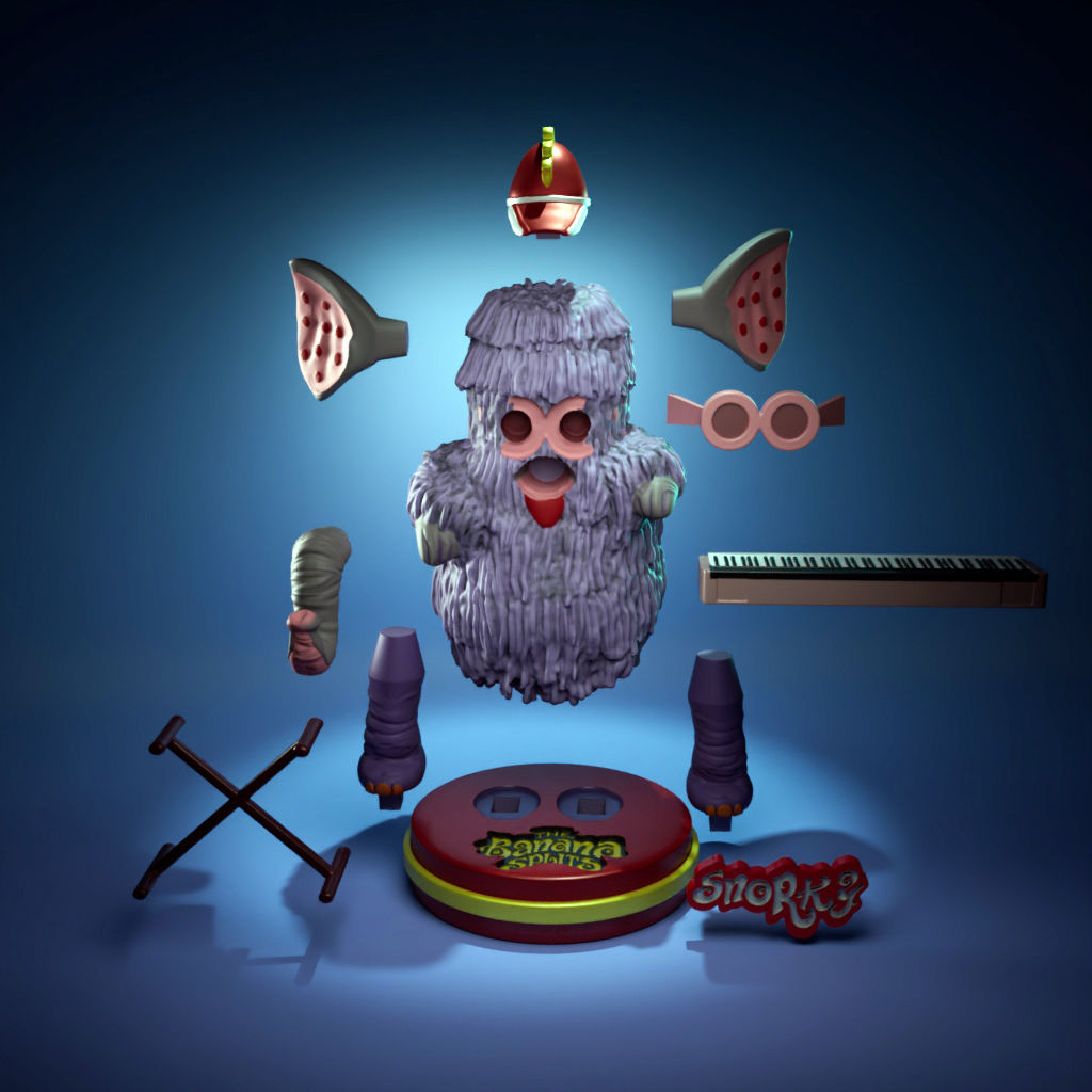 Snorky - The Banana Splits 3D print model_4