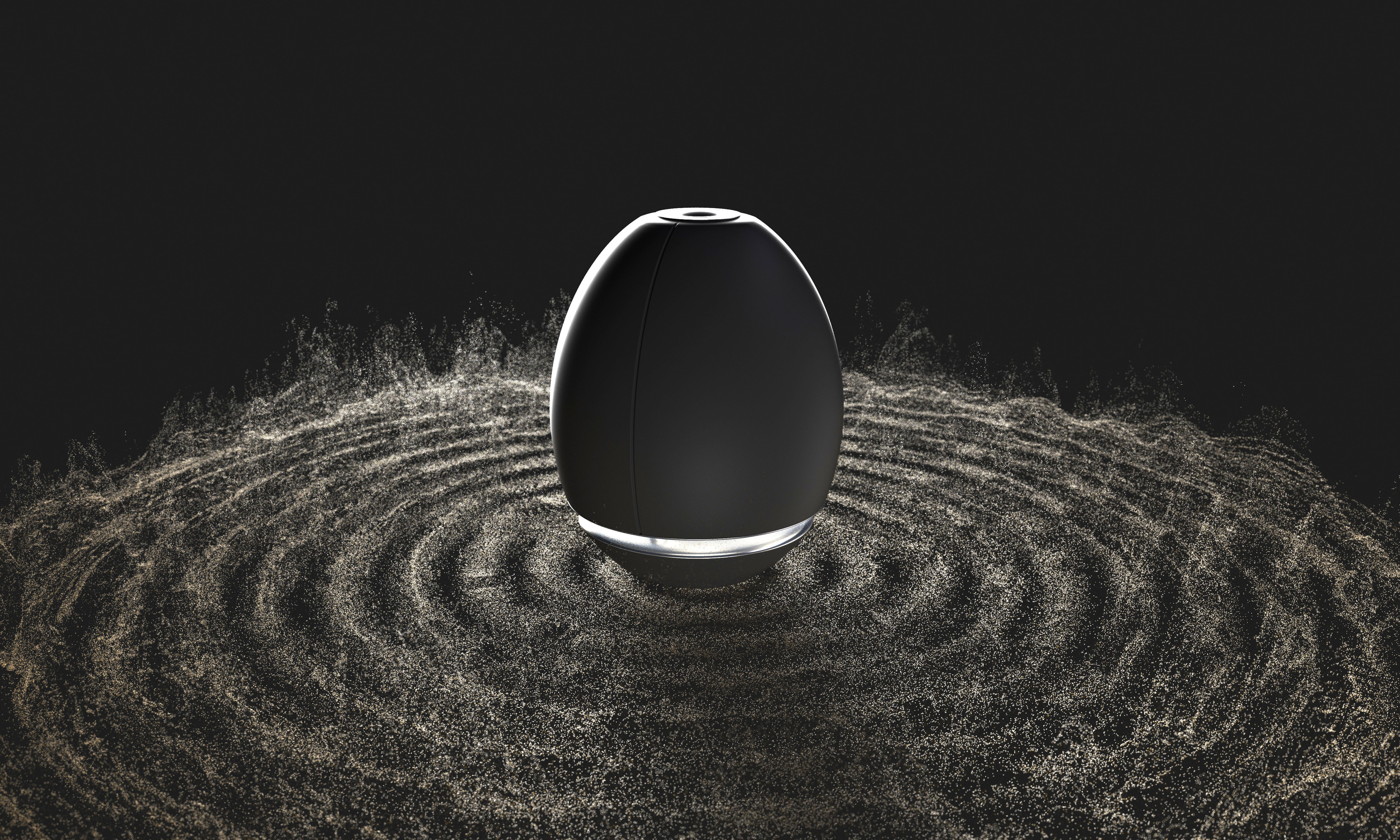 Sound Wave and Sand - Animated 3D model_9