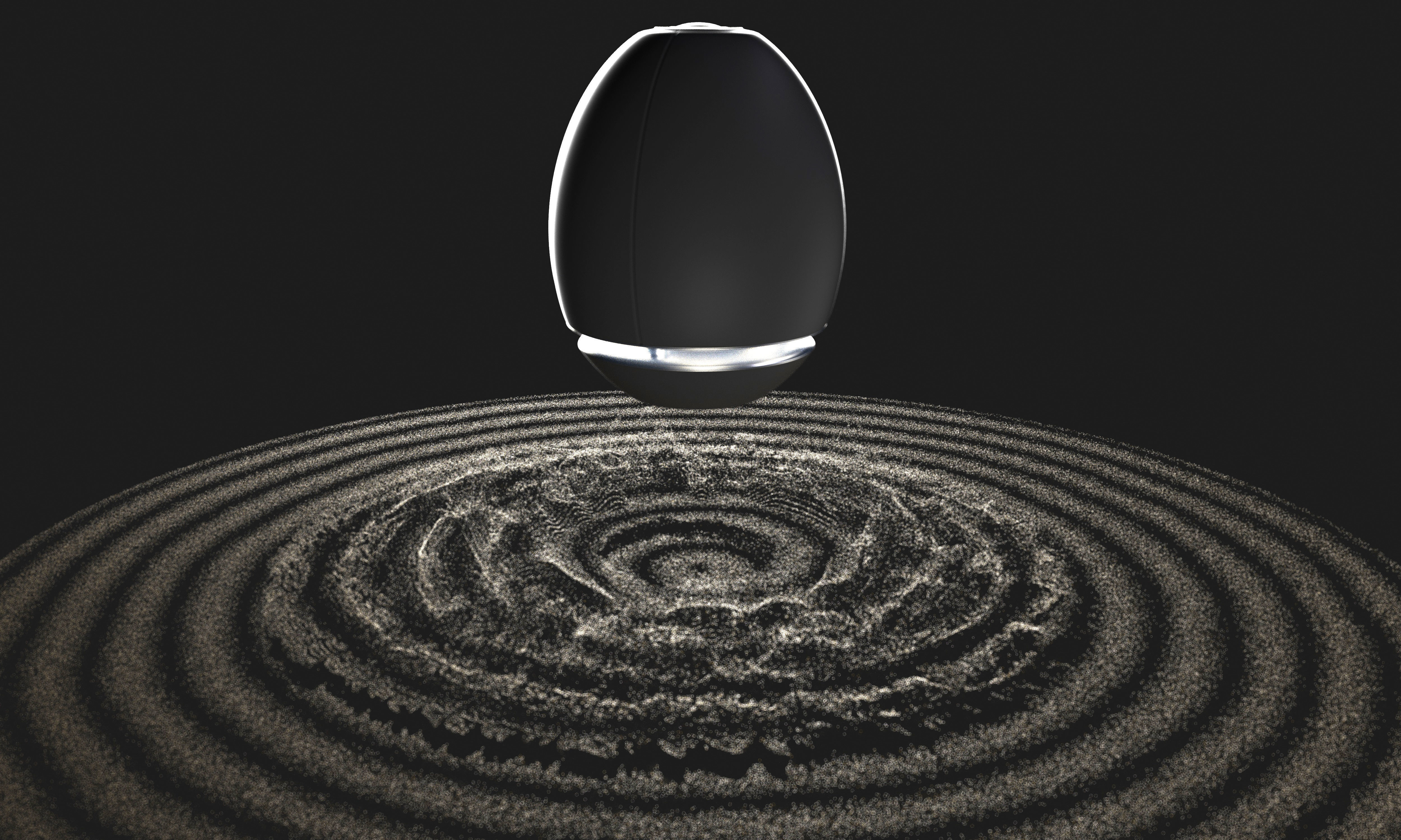 Sound Wave and Sand - Animated 3D model_2