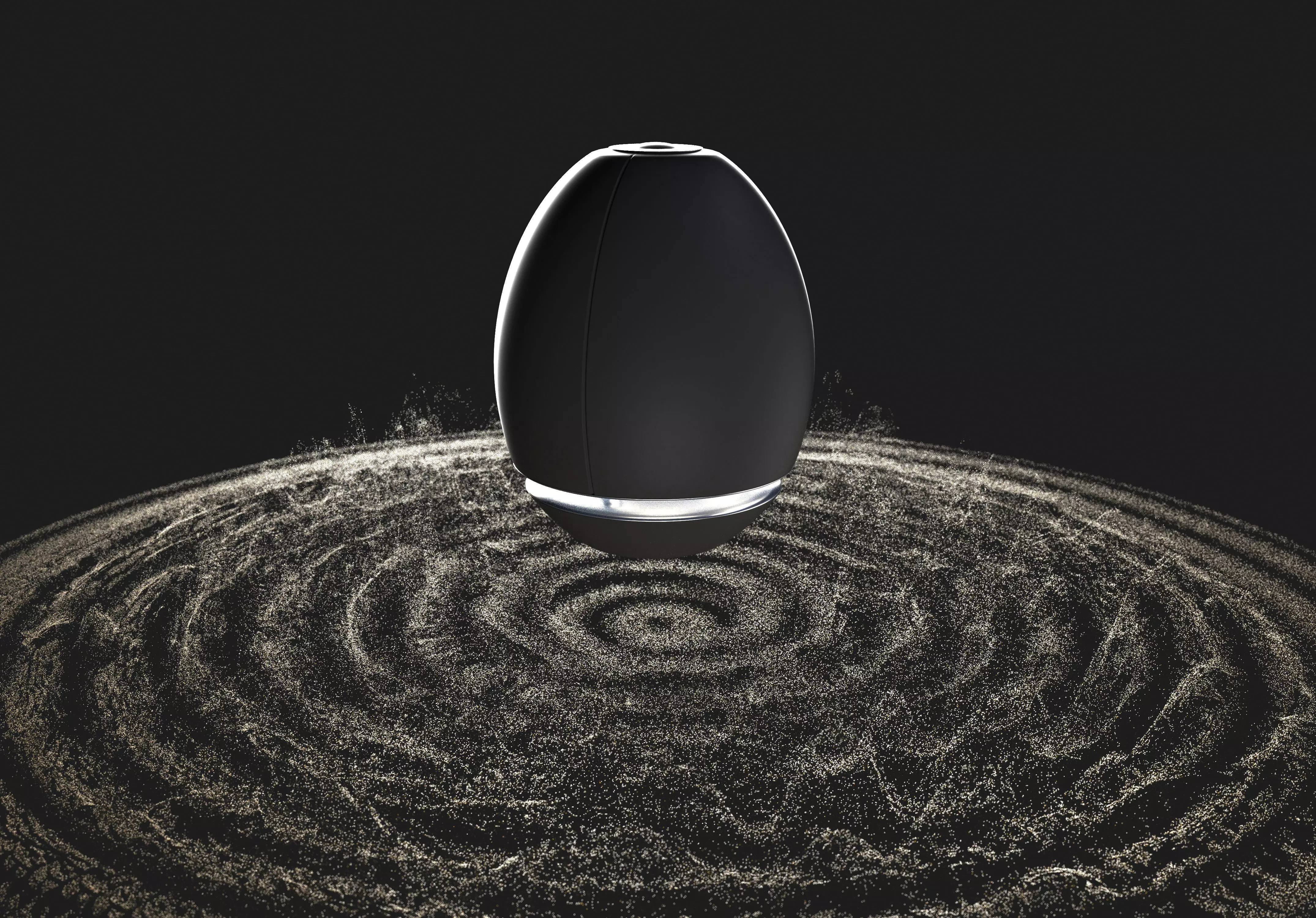 Sound Wave and Sand - Animated 3D model_0