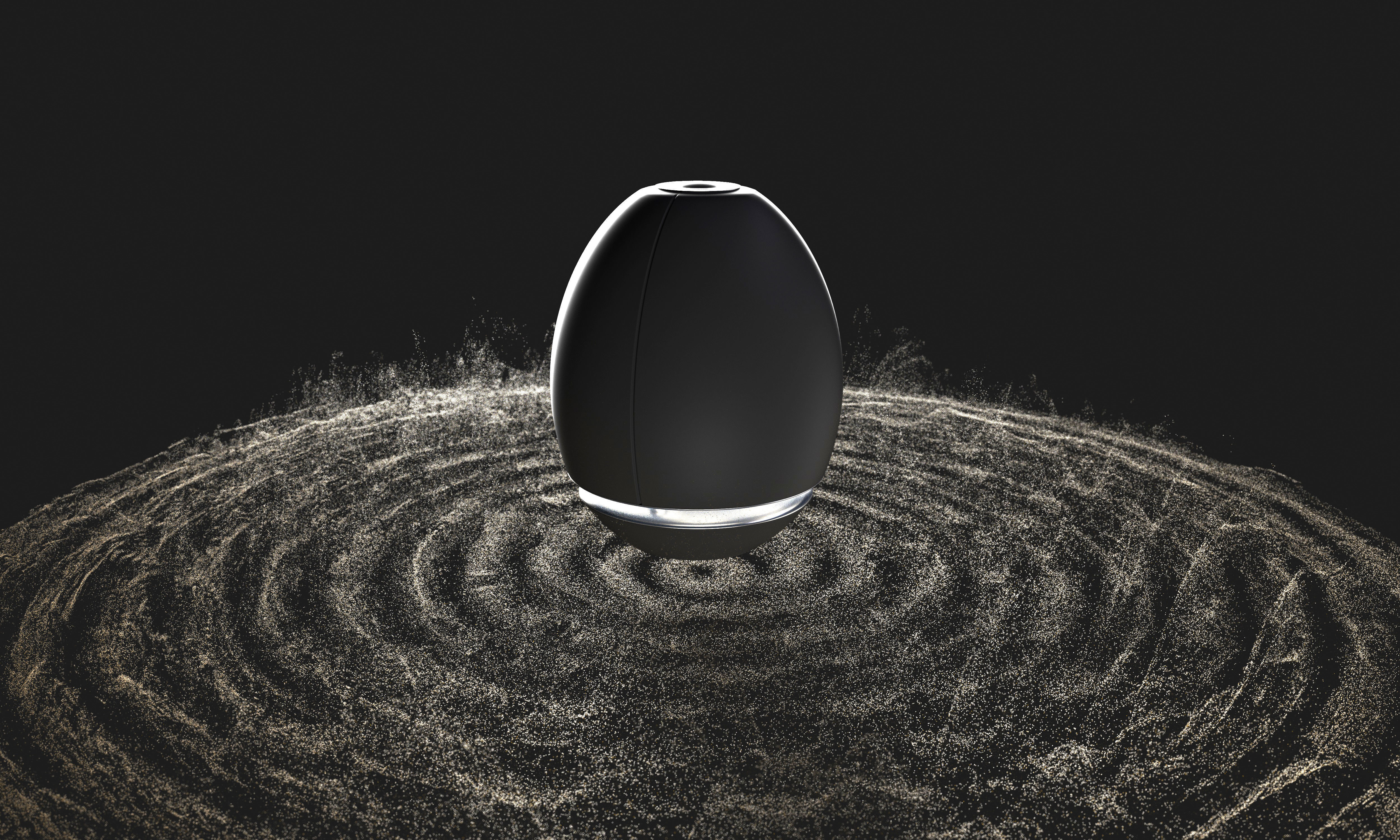 Sound Wave and Sand - Animated 3D model_7