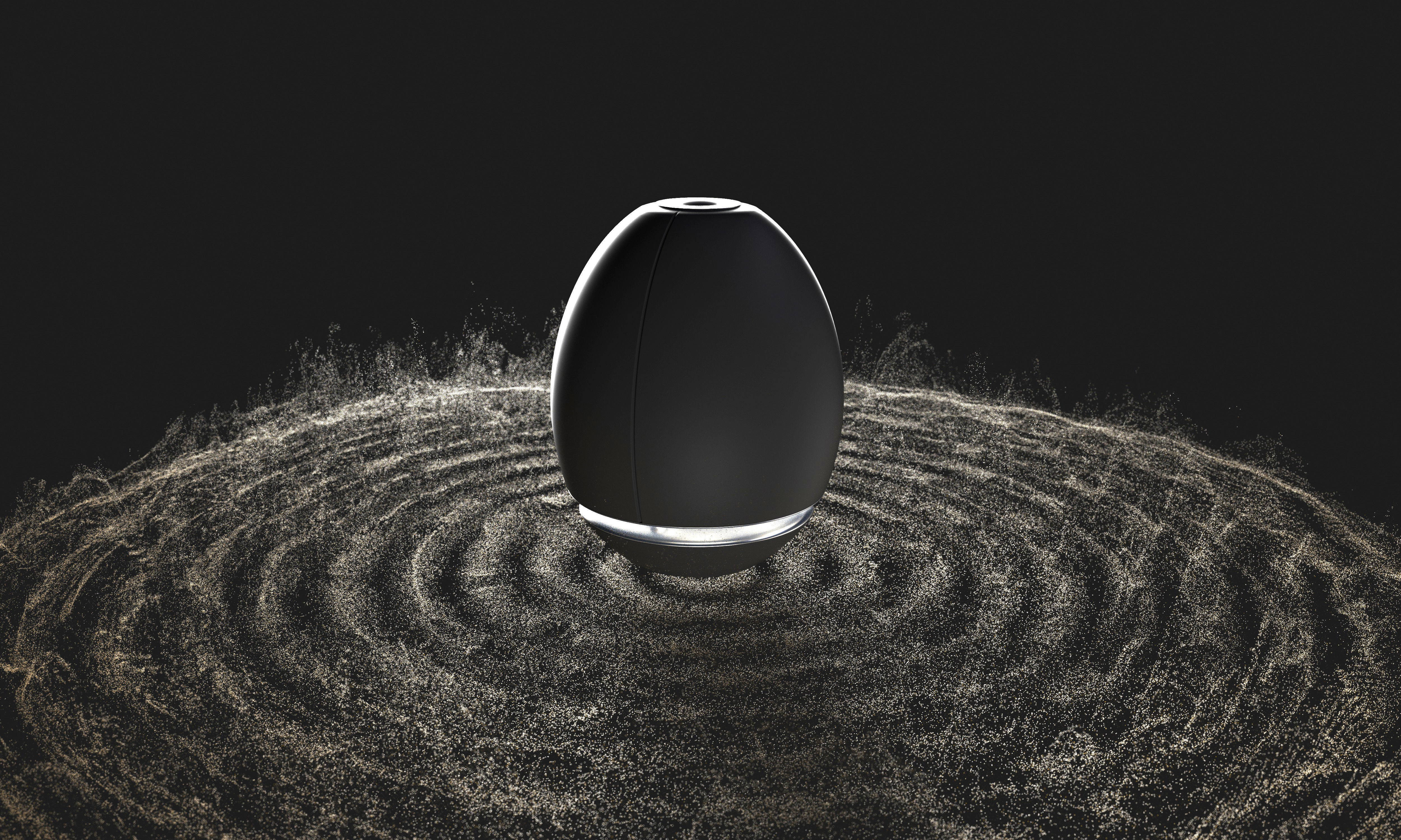 Sound Wave and Sand - Animated 3D model_8