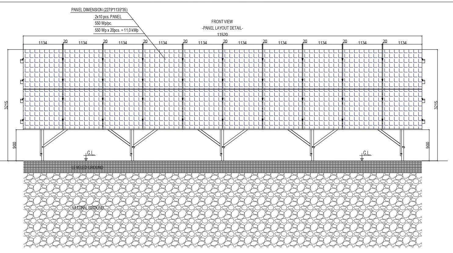5 MW Solar Project Type 5 3D model_6