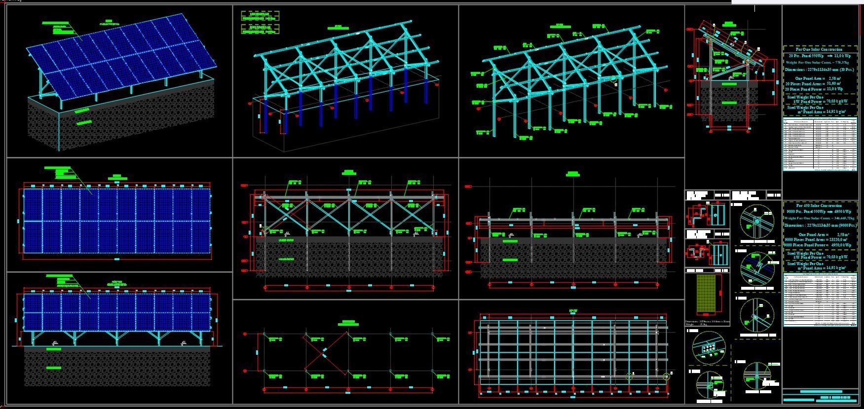 5 MW Solar Project Type 5 3D model_12