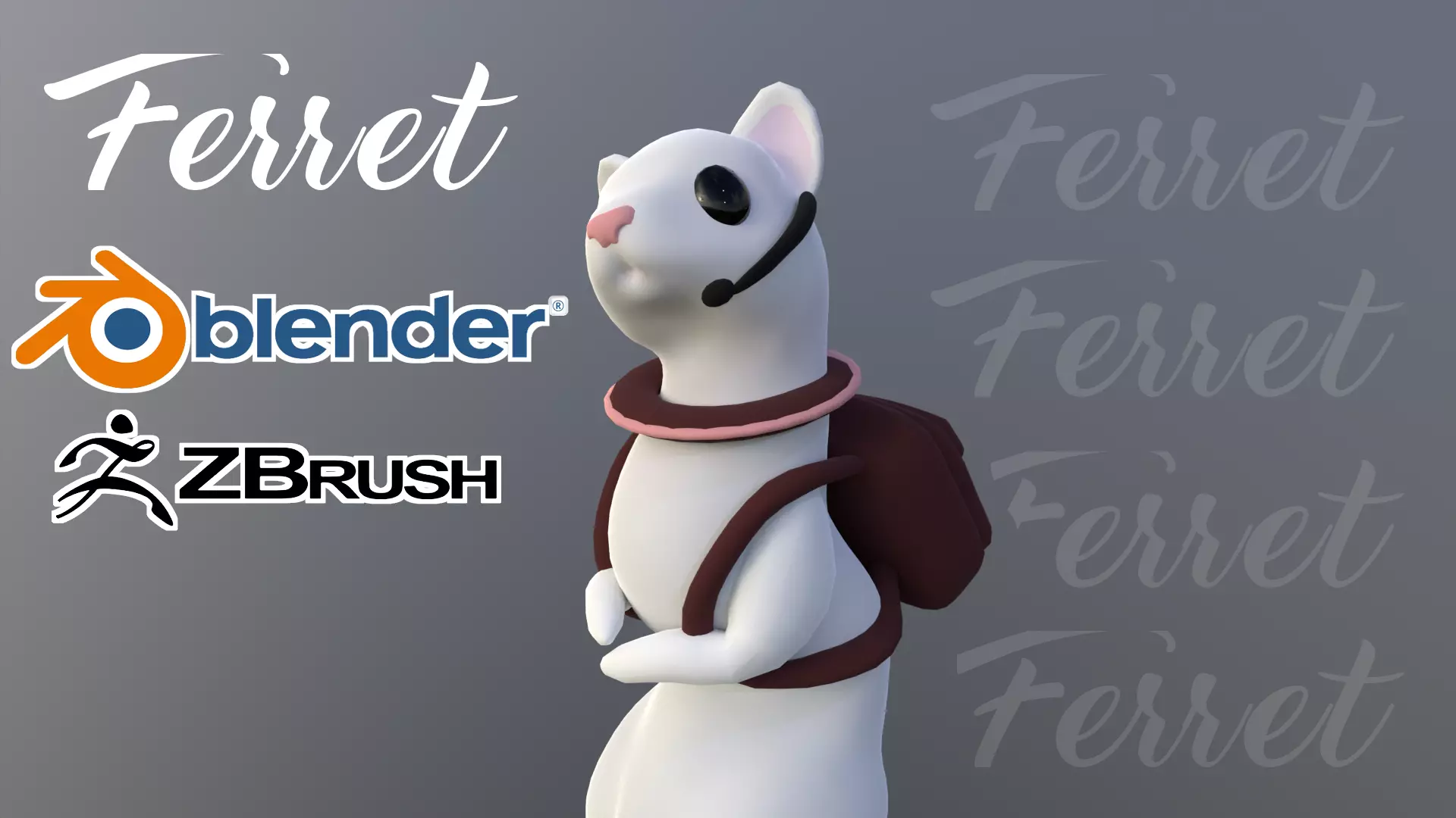 Ferrer Animal Blender 3d Model 3D model