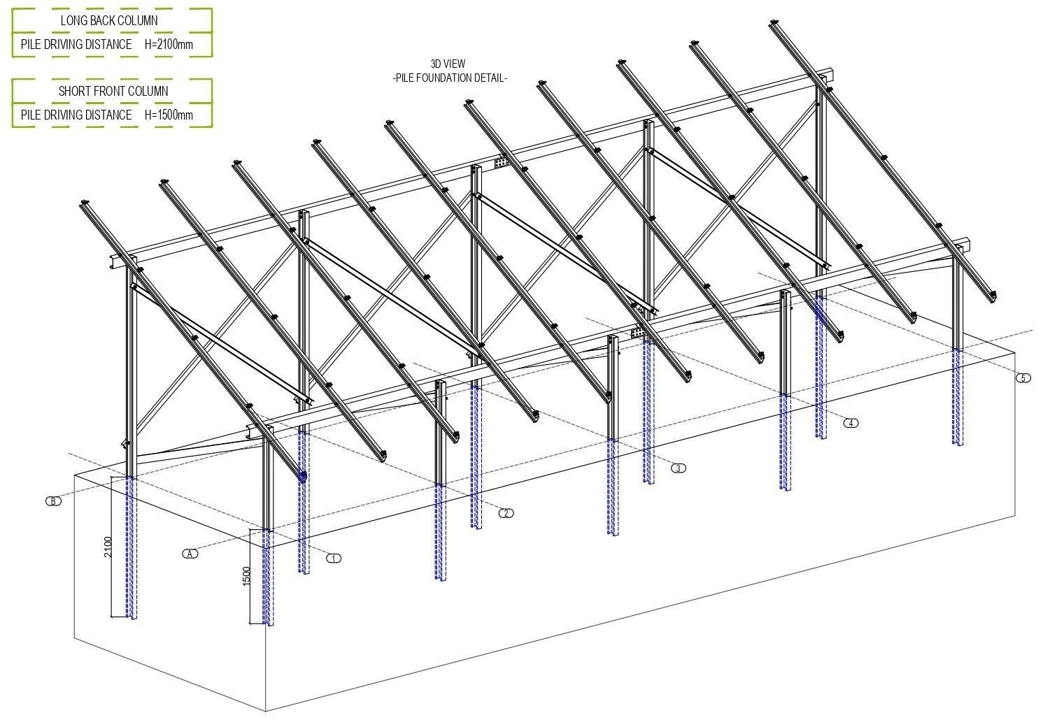 5 MW Solar Project Type 6 3D model_7