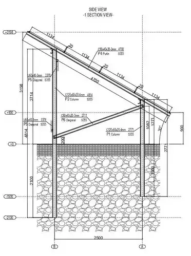5 MW Solar Project Type 6 3D model