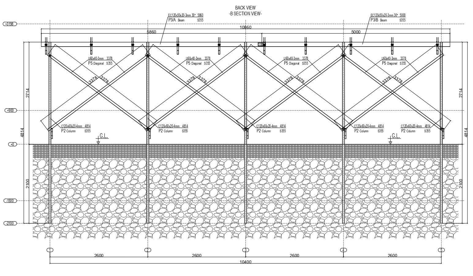 5 MW Solar Project Type 6 3D model_8
