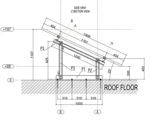 4 kWp Roof Solar Project Type 1 3D model