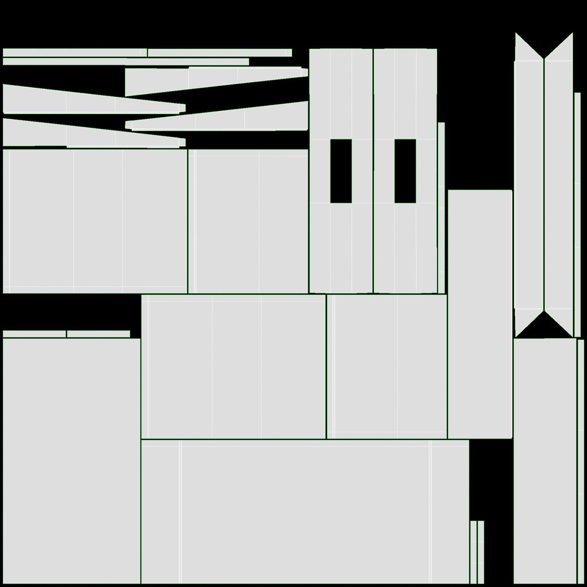 Night Table Baker Gem 3D model_12