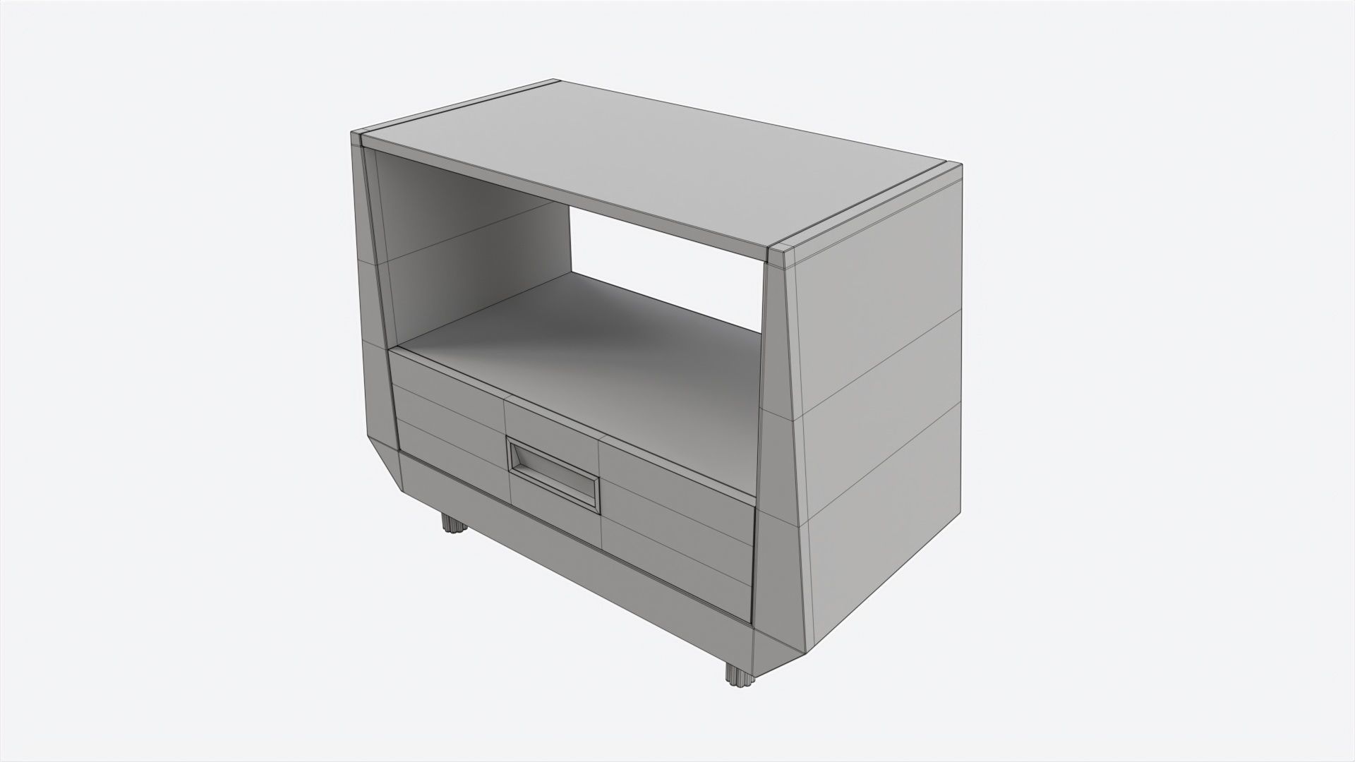 Night Table Baker Gem 3D model_6