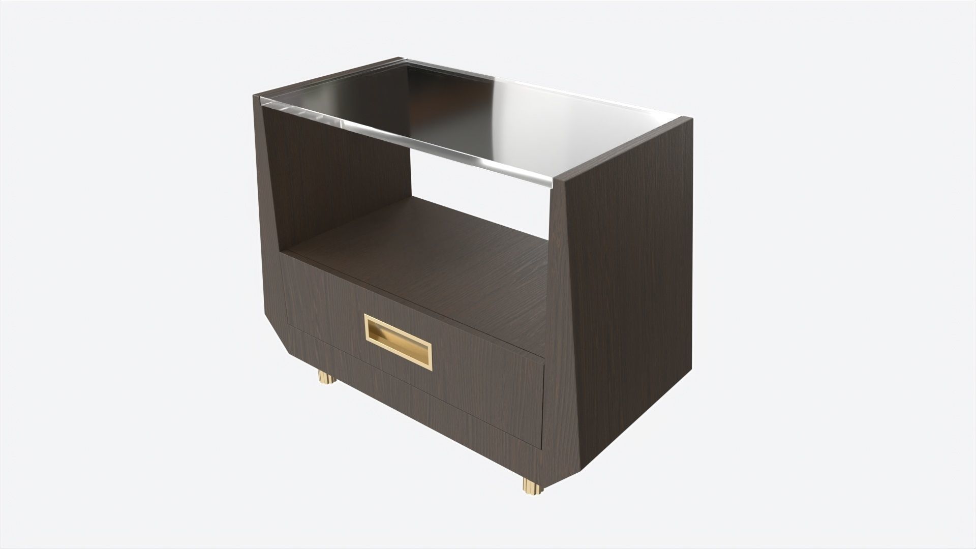 Night Table Baker Gem 3D model_1