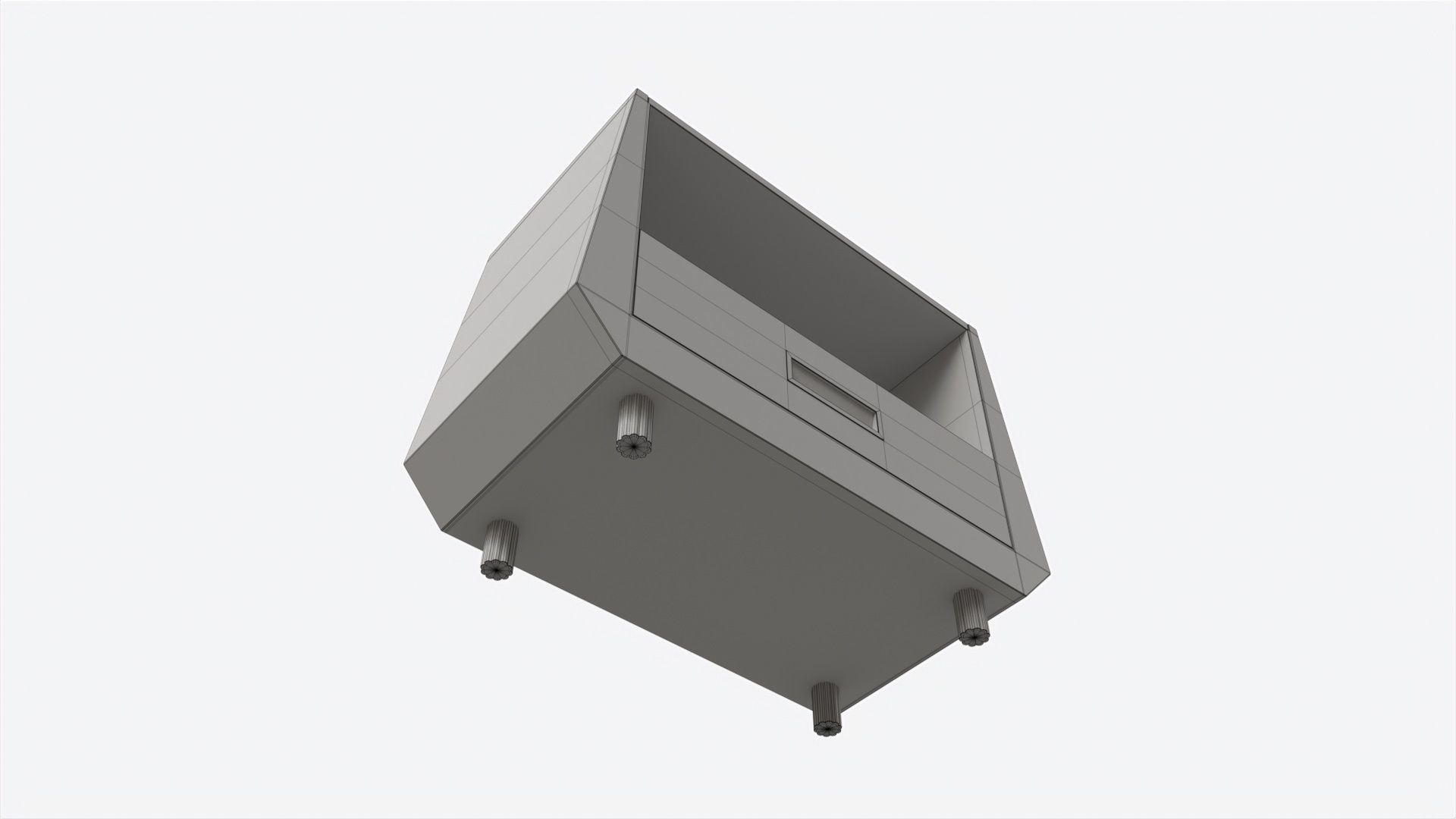 Night Table Baker Gem 3D model_7