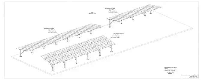 100 kWp Solar Carport Project Type 10