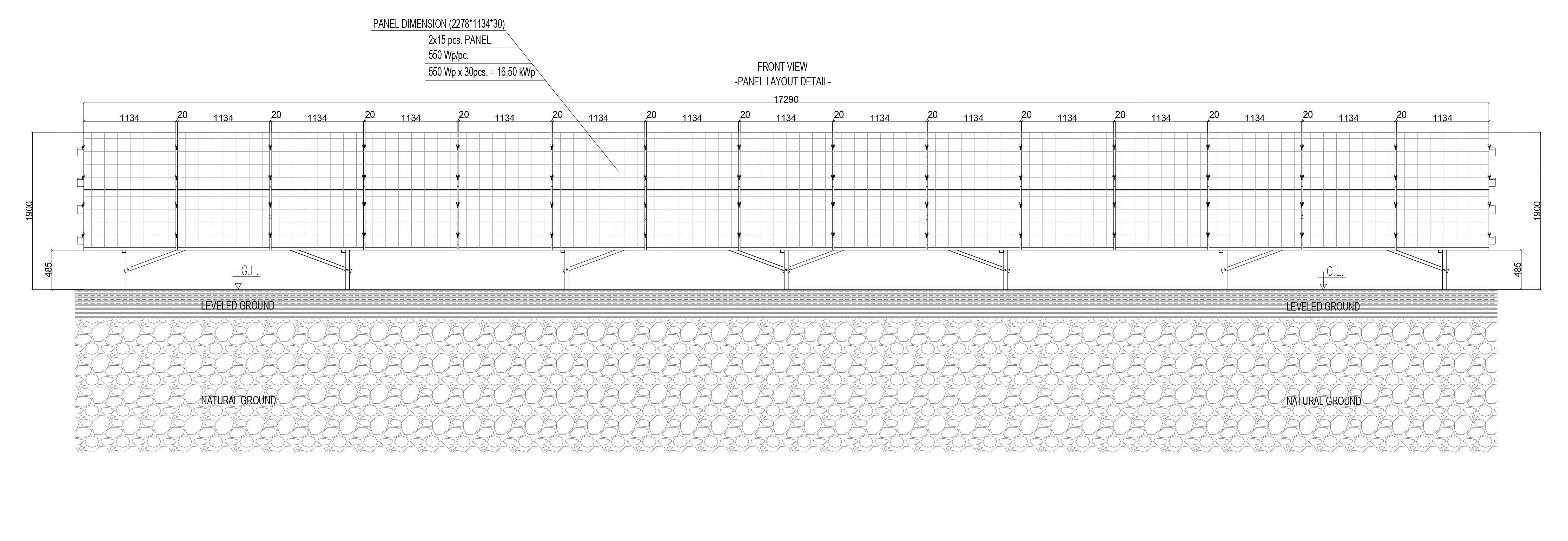 1 MW Solar Project Type 7 3D model_5