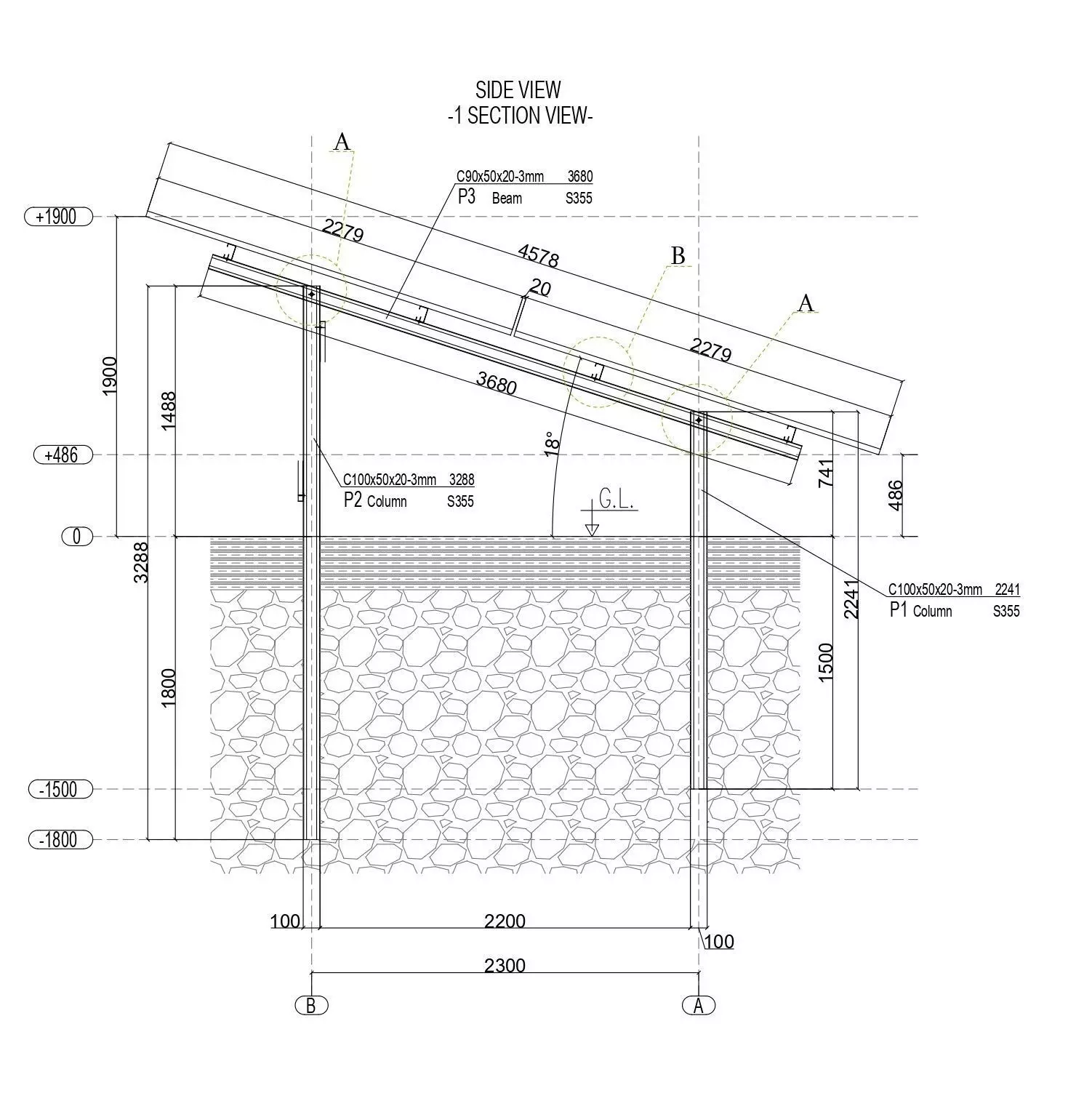 1 MW Solar Project Type 7 3D model_0