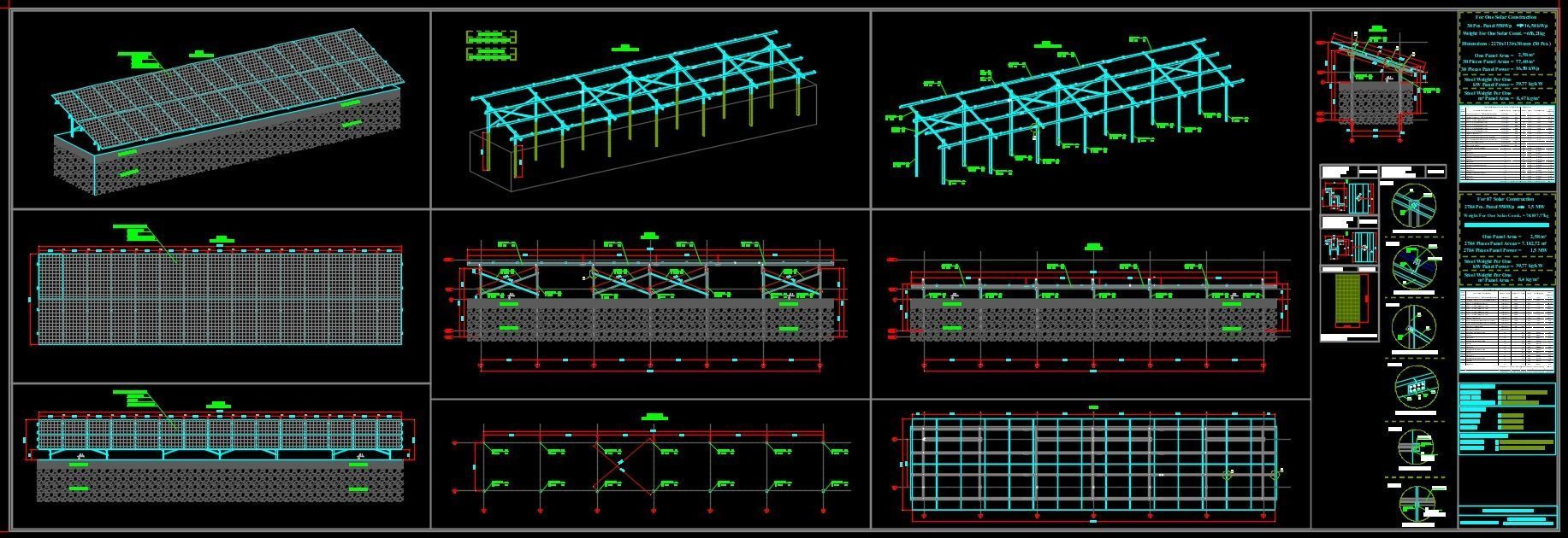 1 MW Solar Project Type 7 3D model_10