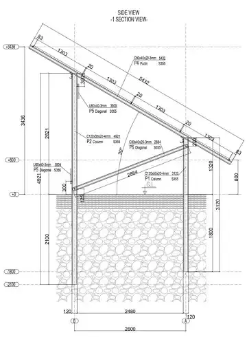 80 MW Solar Project Type 8 3D model