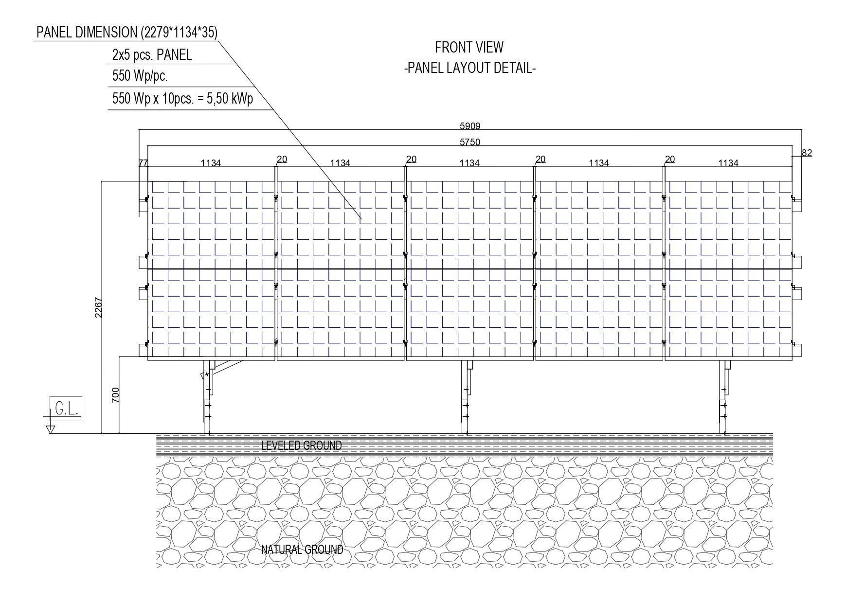 39 kWp Solar Project Type 12 3D model_7