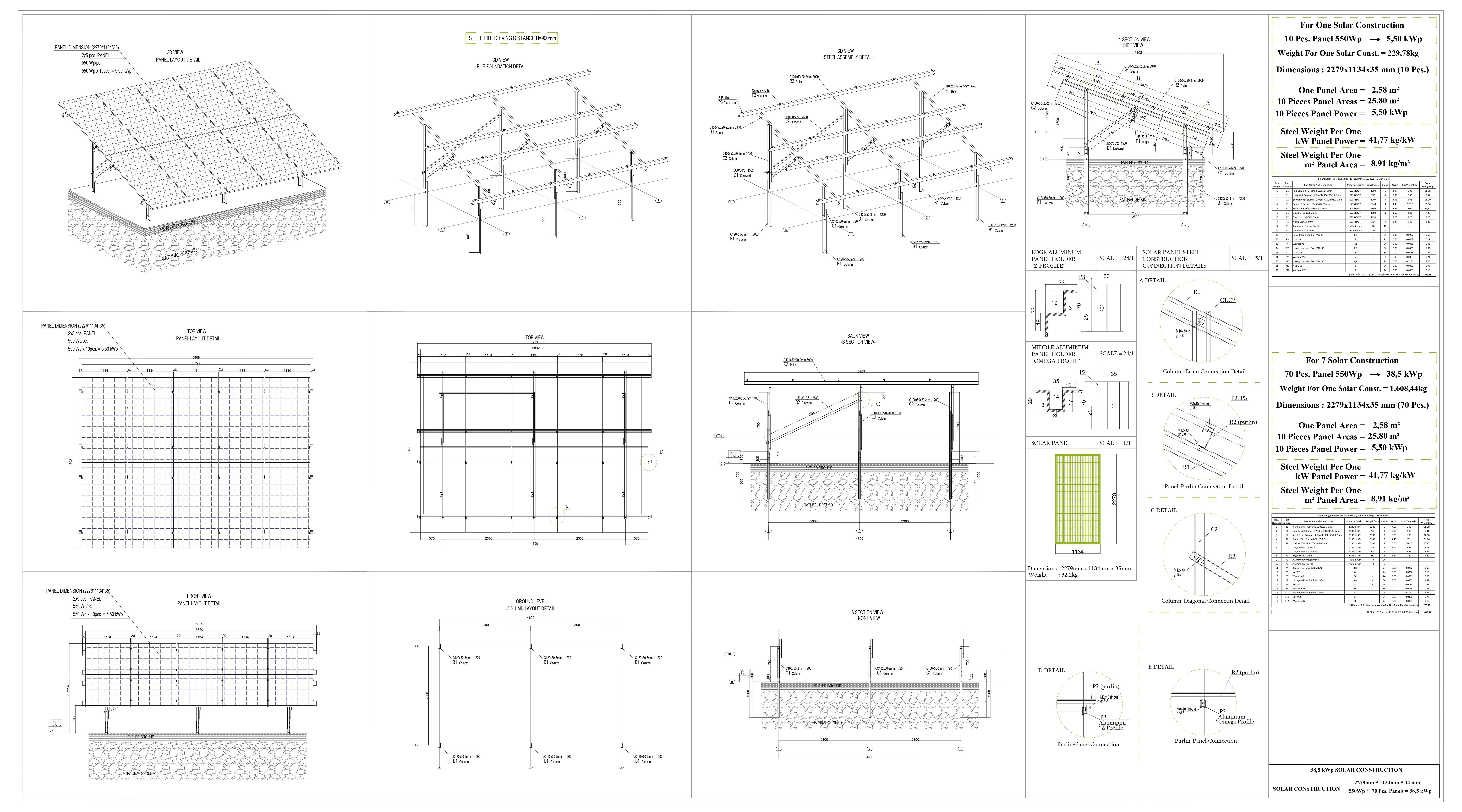 39 kWp Solar Project Type 12 3D model_3