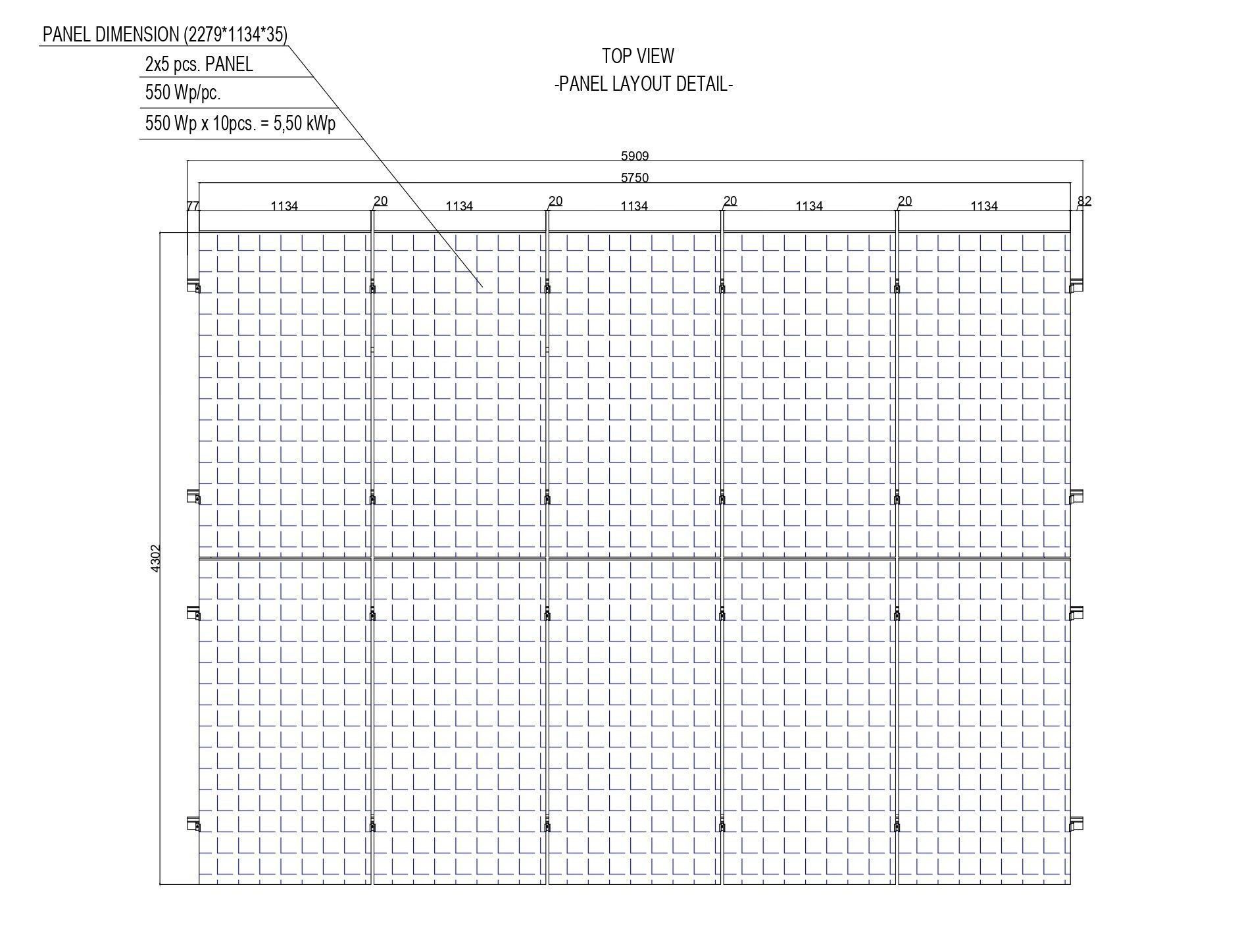 39 kWp Solar Project Type 12 3D model_6