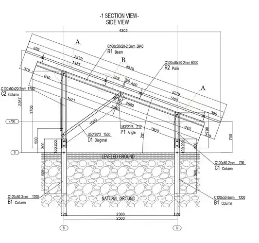 1 MW Solar Project Type 13