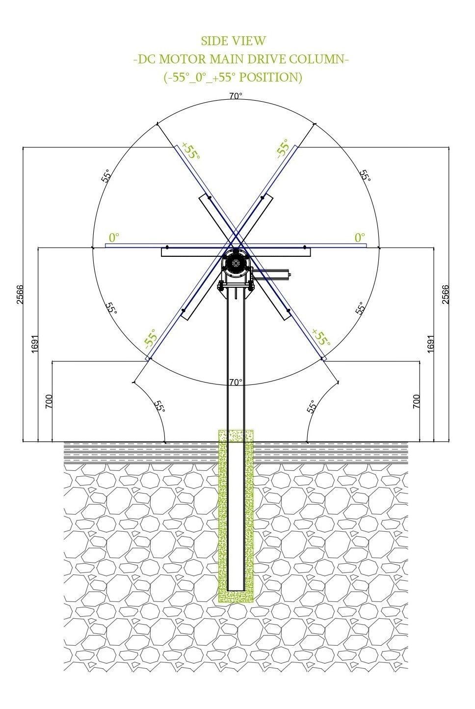 1 MW Solar Tracker System Project Type 1 3D model_3