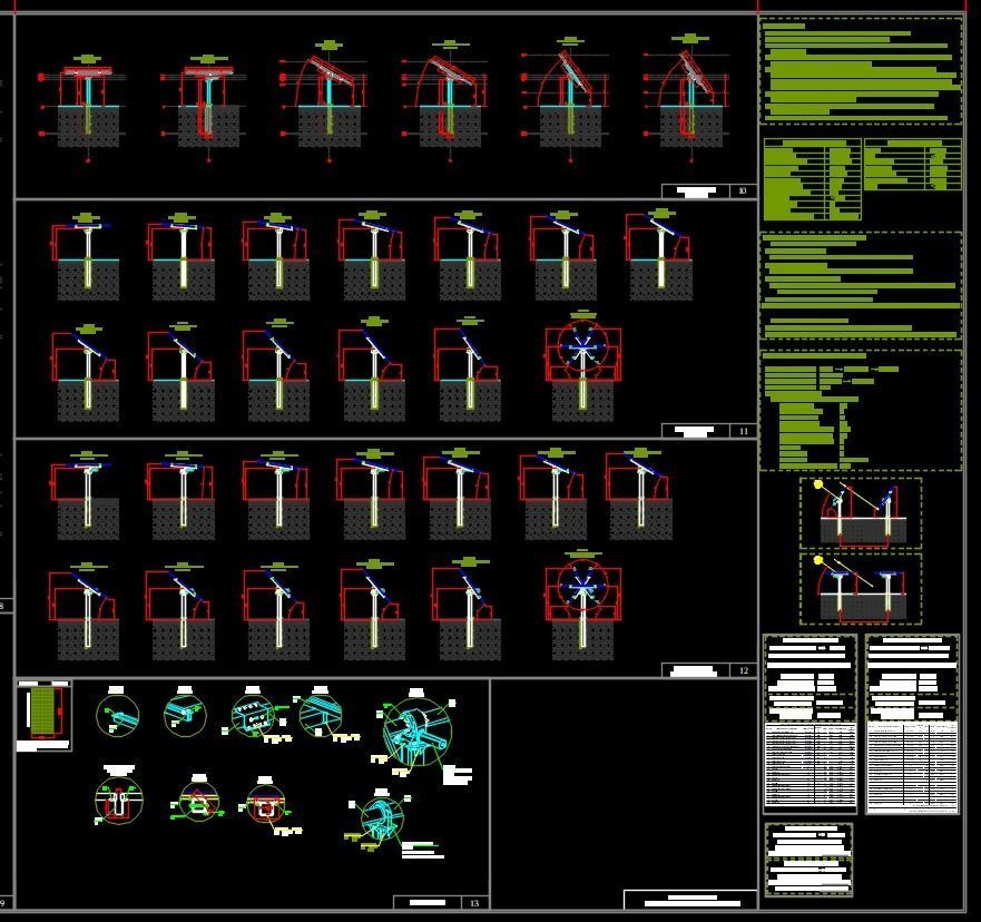 1 MW Solar Tracker System Project Type 1 3D model_13