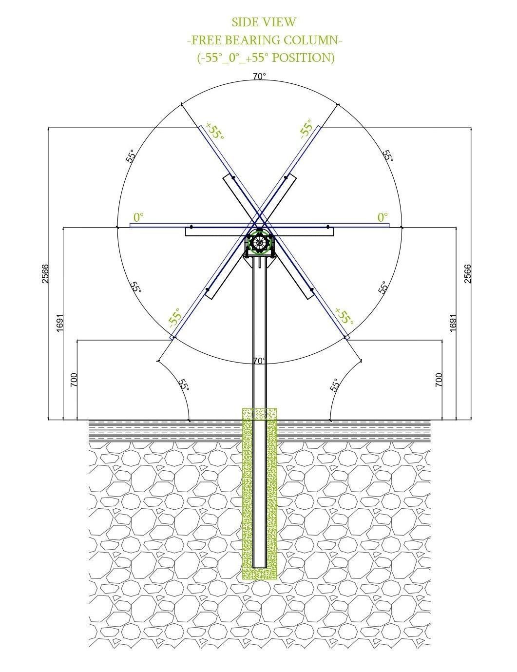 1 MW Solar Tracker System Project Type 1 3D model_4