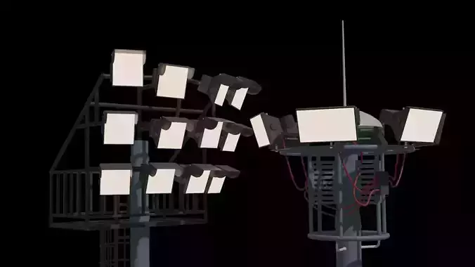 Staduim Lights  3D model