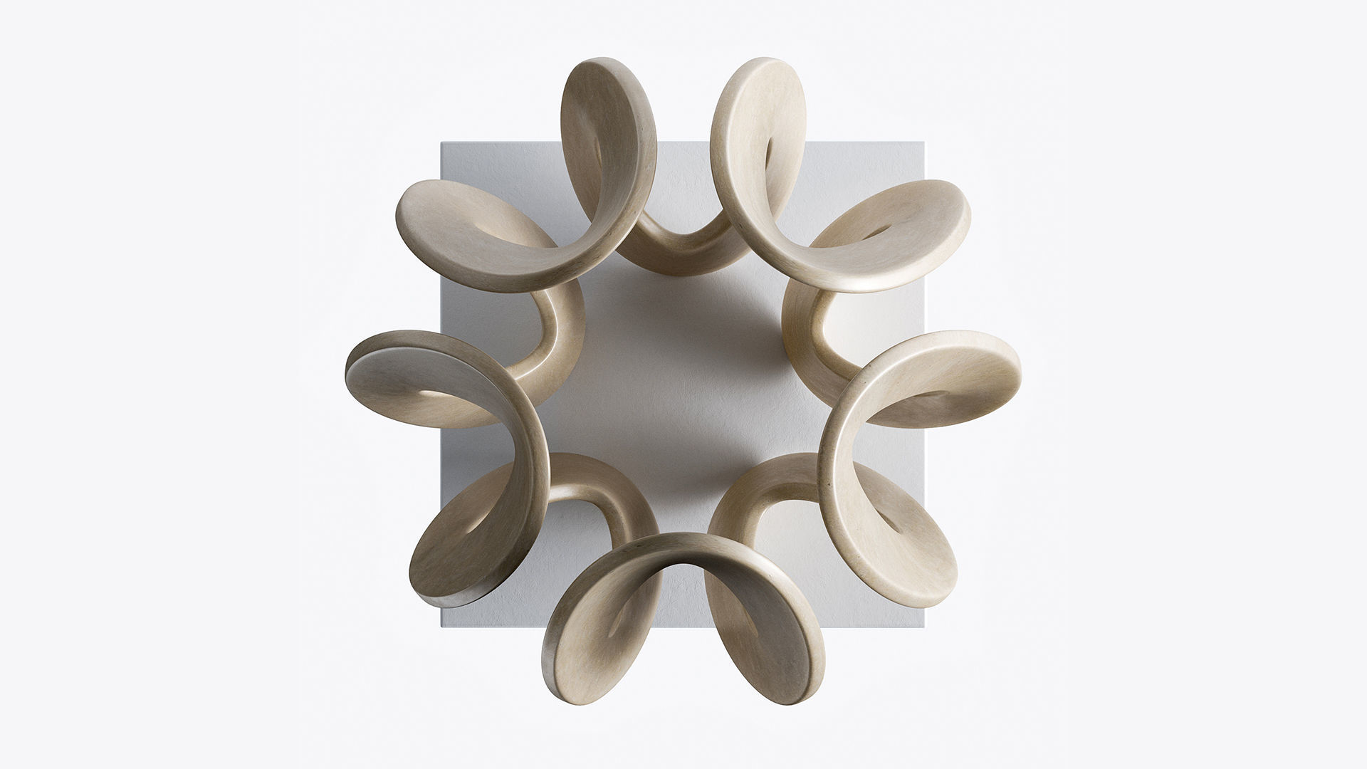 Abstract sculpture by Gianpietro Carlesso 3D model_2