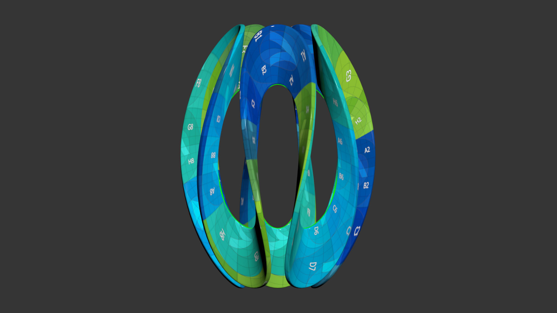 Abstract sculpture by Gianpietro Carlesso 3D model_8