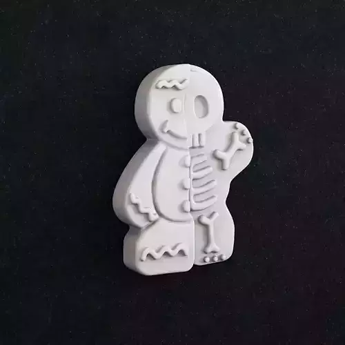 Cookie skeletion Pendant