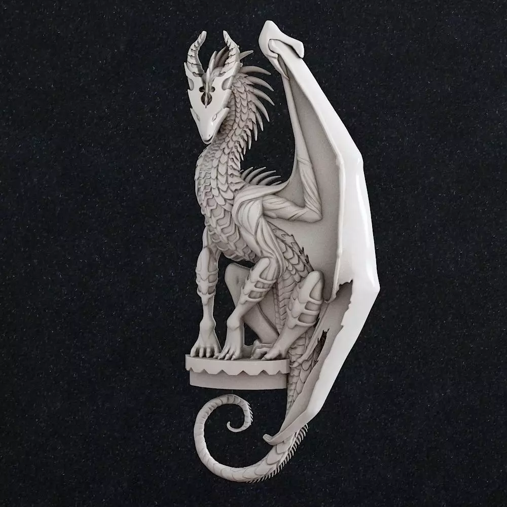 Dragon Anime 3D print model_0